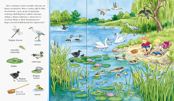 Търси и намери - При животните | Издателство Мармот | Детски книги