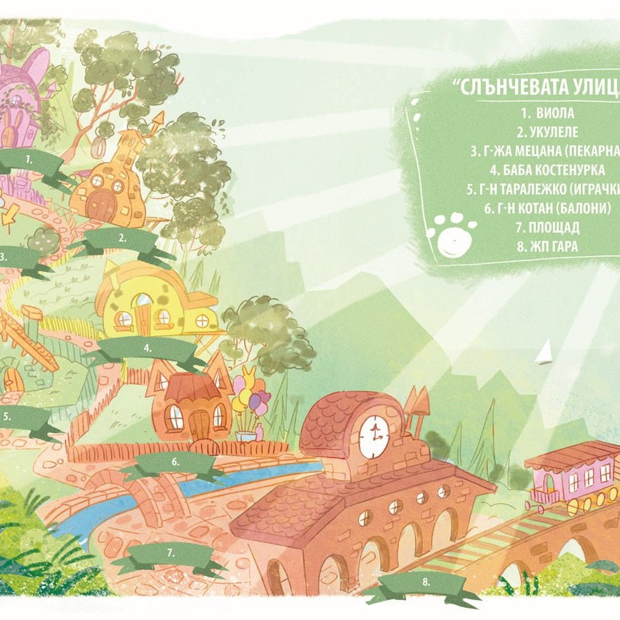 Виола и Укулеле бързат за влака